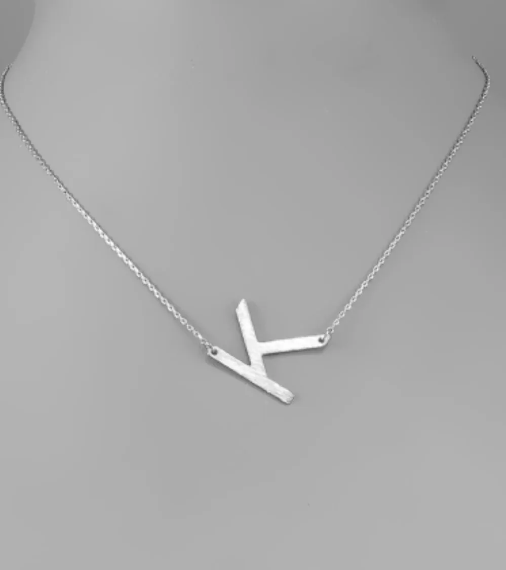 Alphabet Initial Necklace