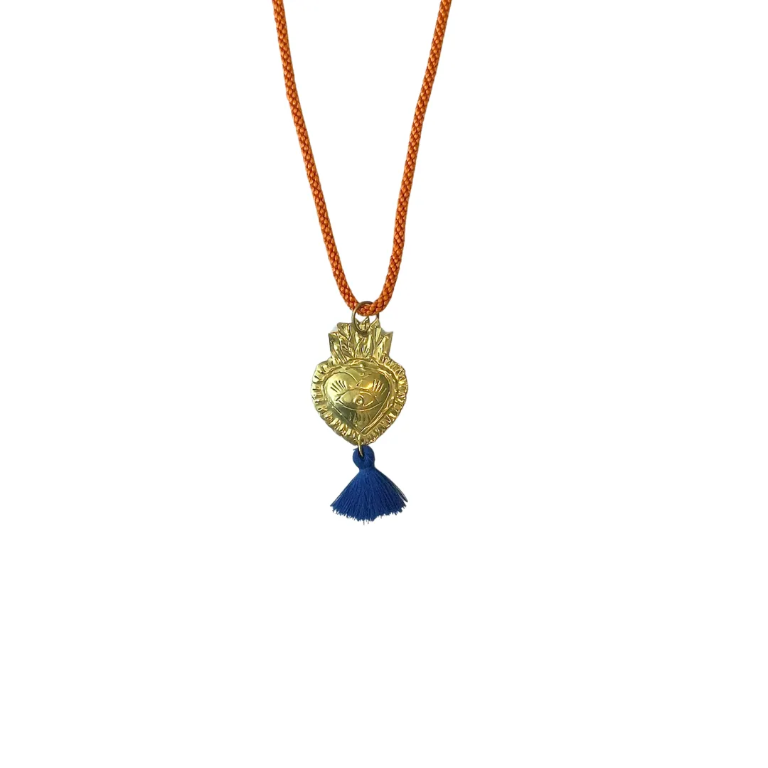 Arancio "Ti regalo il mio cuore" Amulet Necklace