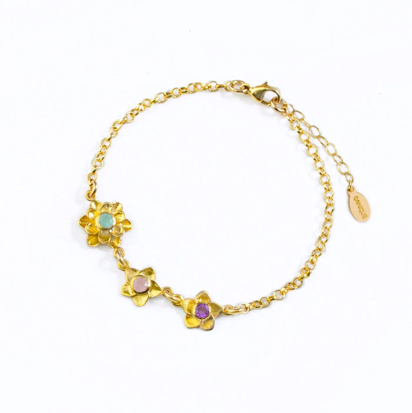 Bloom Birthstone Mom Bracelet