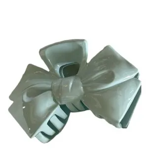 Bow Acrylic Hair Clip