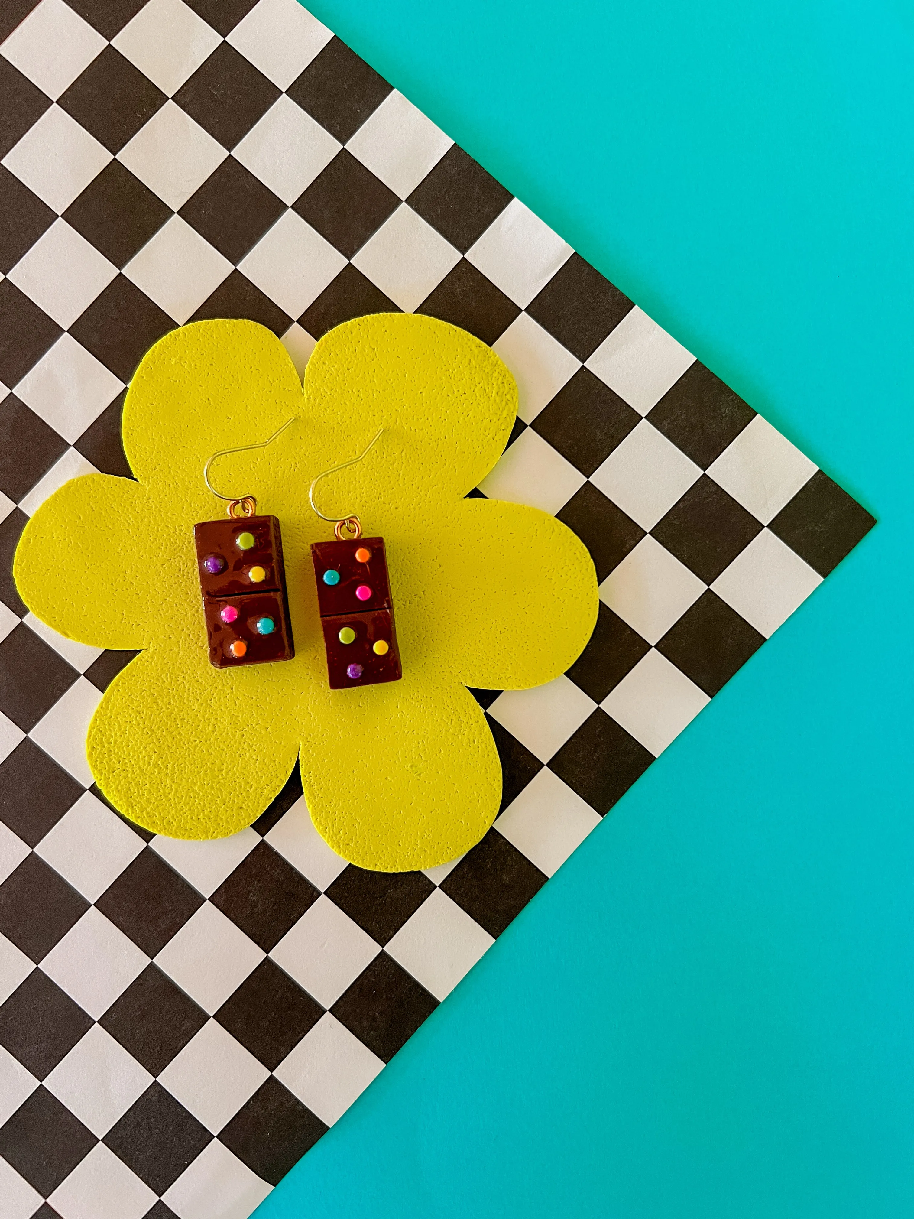 Cassie’s Cosmic Brownies - Clay Earrings