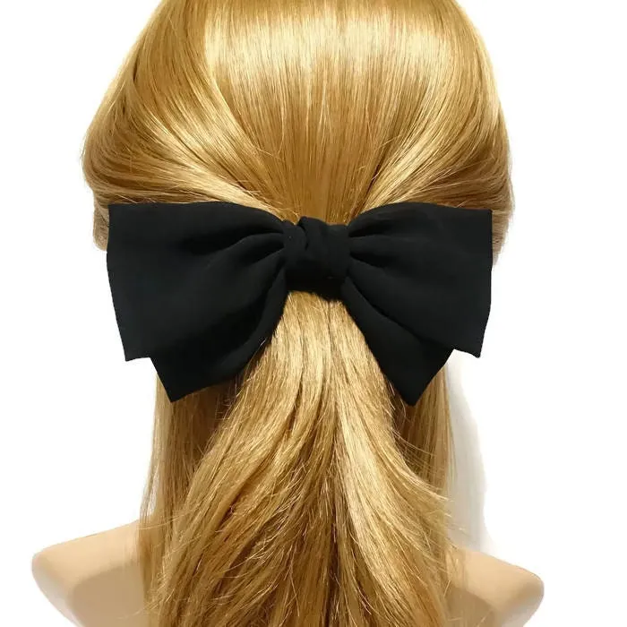 Chiffon Black hair Bow Series Bow claw,Bow barrette,Bow banana clip Spring Summer Hair Accessories for Women