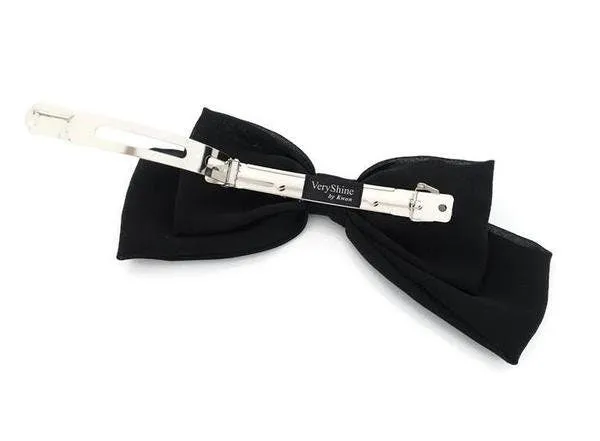 Chiffon Black hair Bow Series Bow claw,Bow barrette,Bow banana clip Spring Summer Hair Accessories for Women