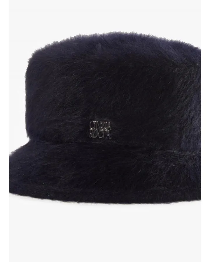 Cinzia Rocca Fur Effect Wool Bucket Hat