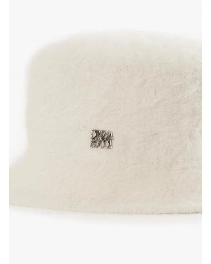 Cinzia Rocca Fur Effect Wool Bucket Hat