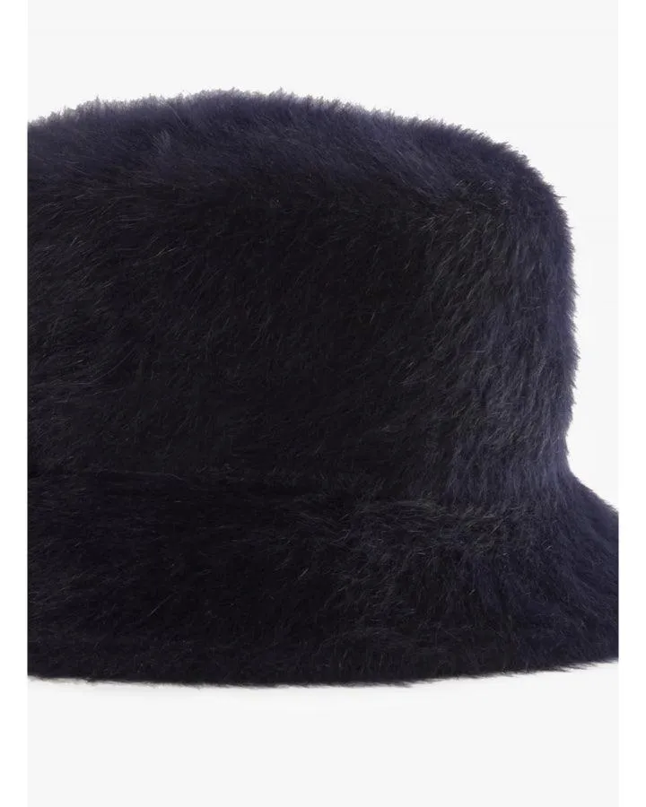 Cinzia Rocca Fur Effect Wool Bucket Hat