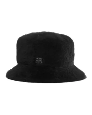 Cinzia Rocca Fur Effect Wool Bucket Hat