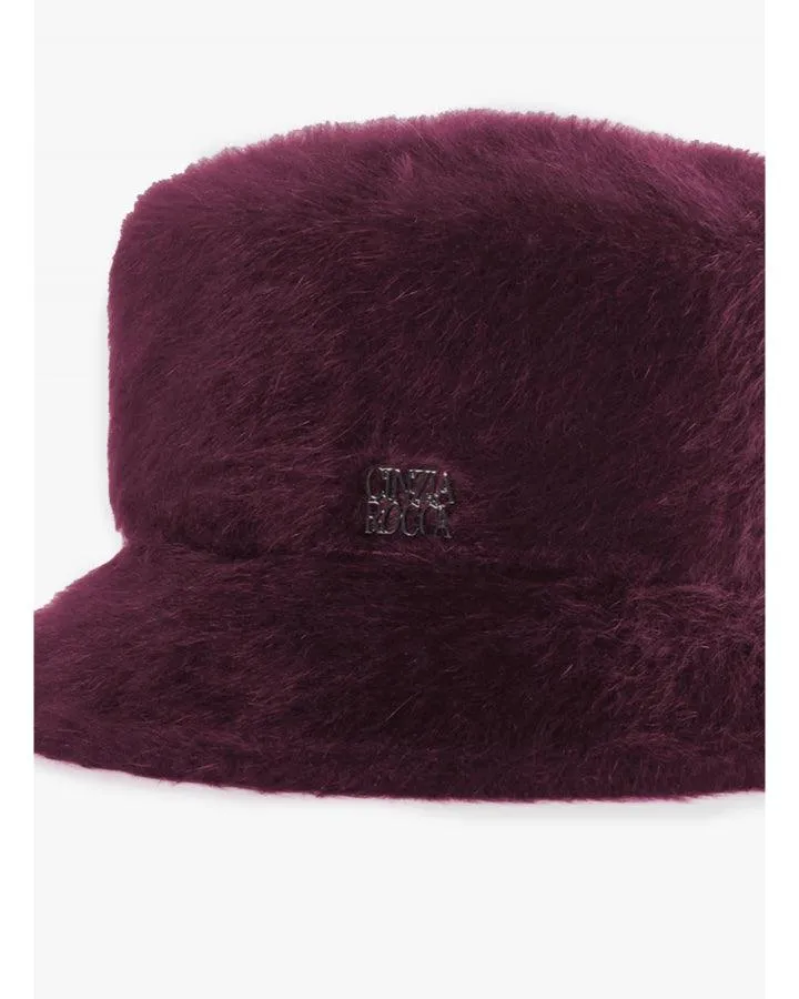 Cinzia Rocca Fur Effect Wool Bucket Hat