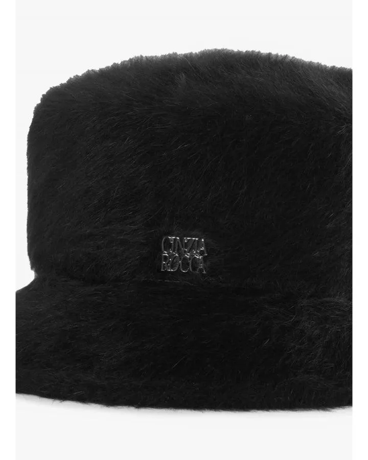 Cinzia Rocca Fur Effect Wool Bucket Hat