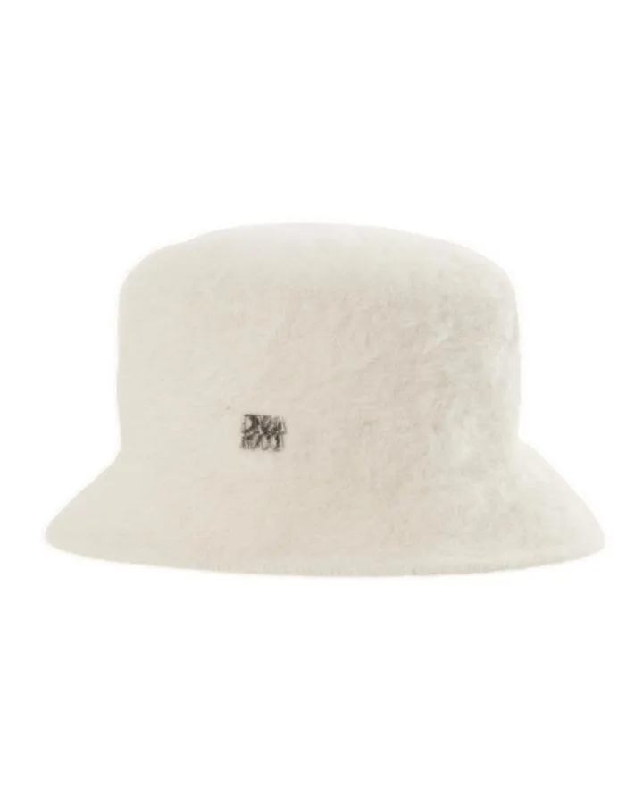 Cinzia Rocca Fur Effect Wool Bucket Hat