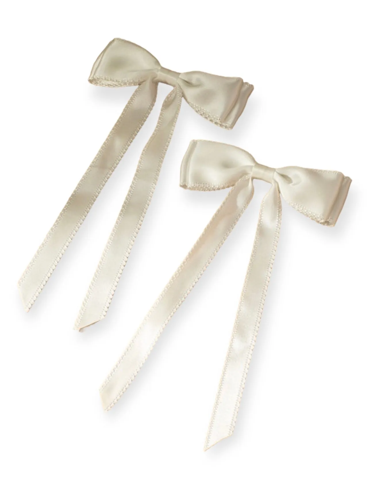 Cypress Satin Ribbon Bow Hair Clip