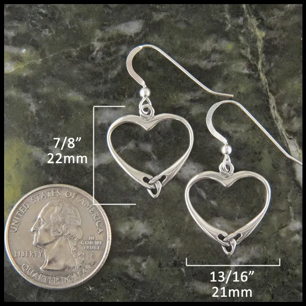 Daisy's Heart Pendant & Earring Set