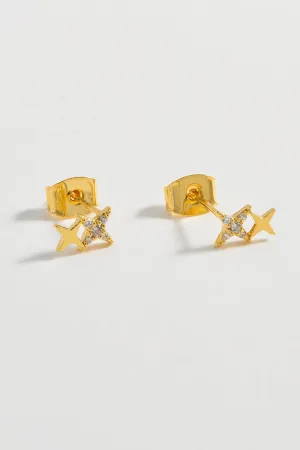 Duo Star Studs