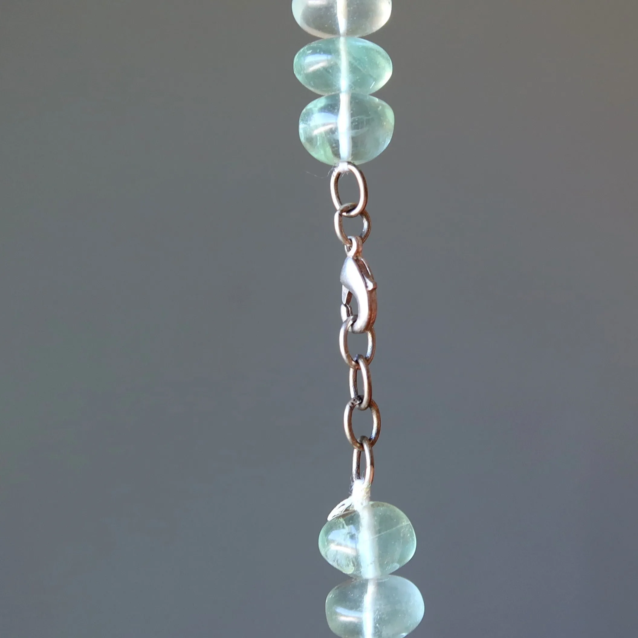 Fluorite Necklace Rainbow Candy Aura Crystal Statement