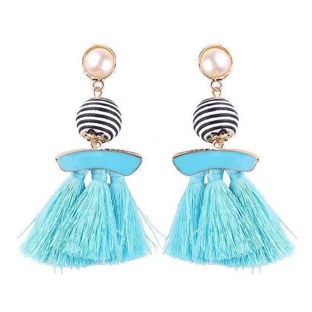 Fringed Fashion Tassel Earrings