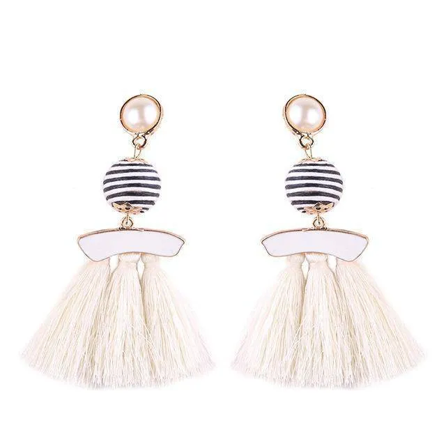 Fringed Fashion Tassel Earrings