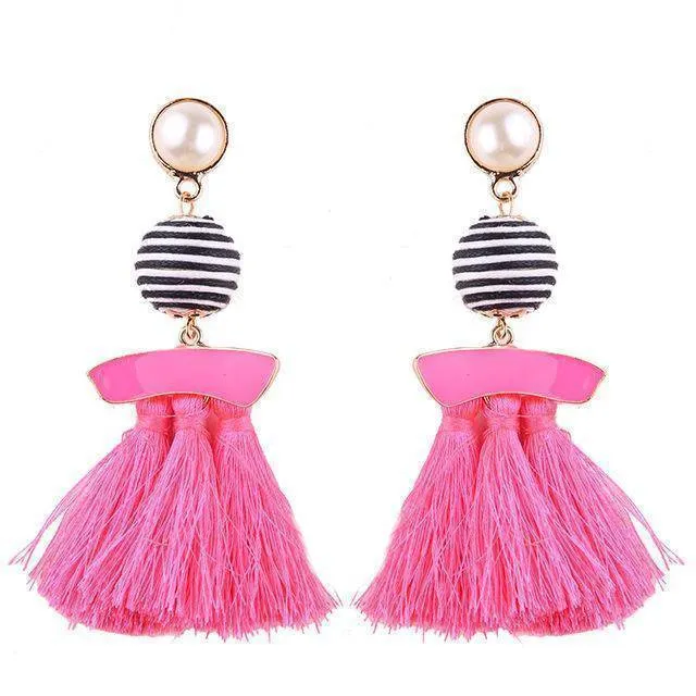 Fringed Fashion Tassel Earrings