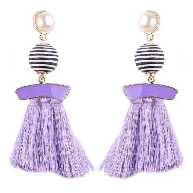 Fringed Fashion Tassel Earrings