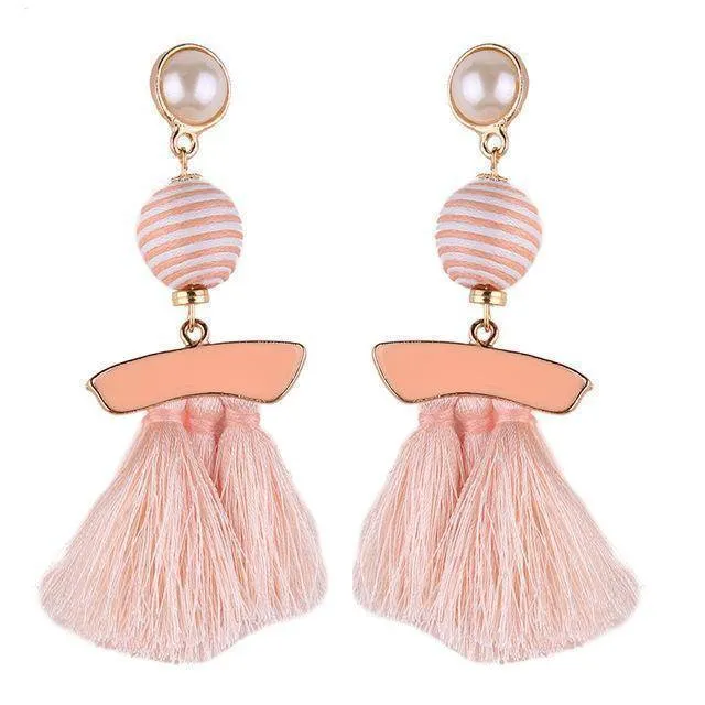 Fringed Fashion Tassel Earrings