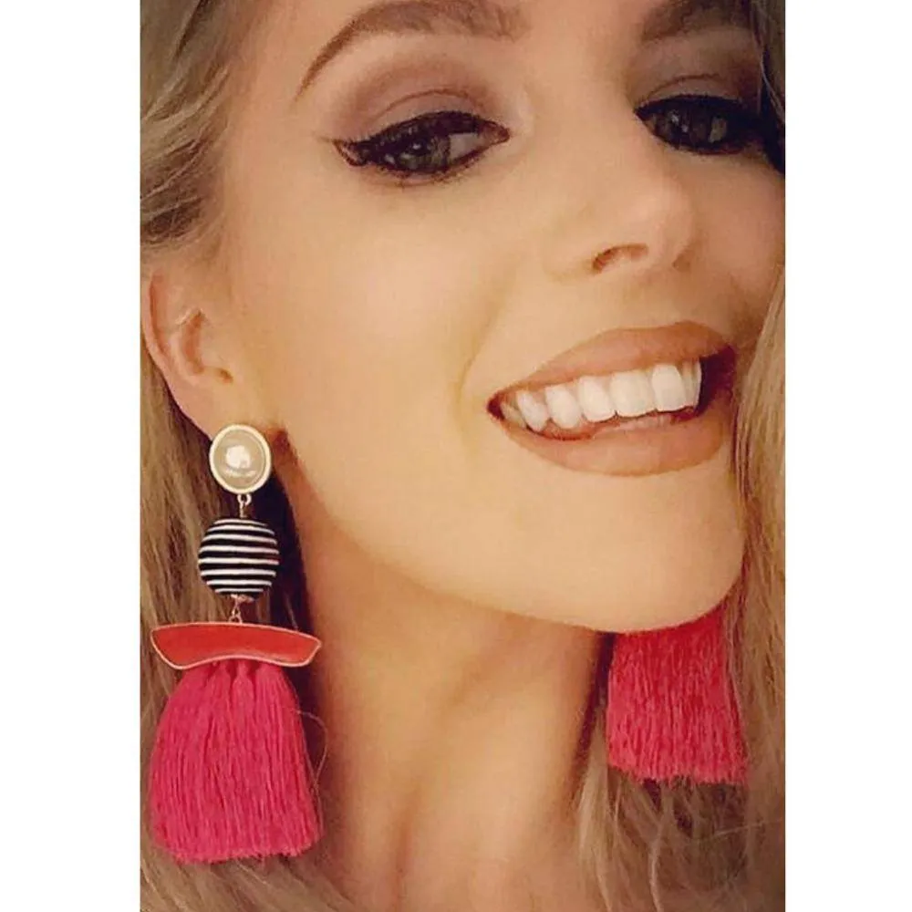 Fringed Fashion Tassel Earrings