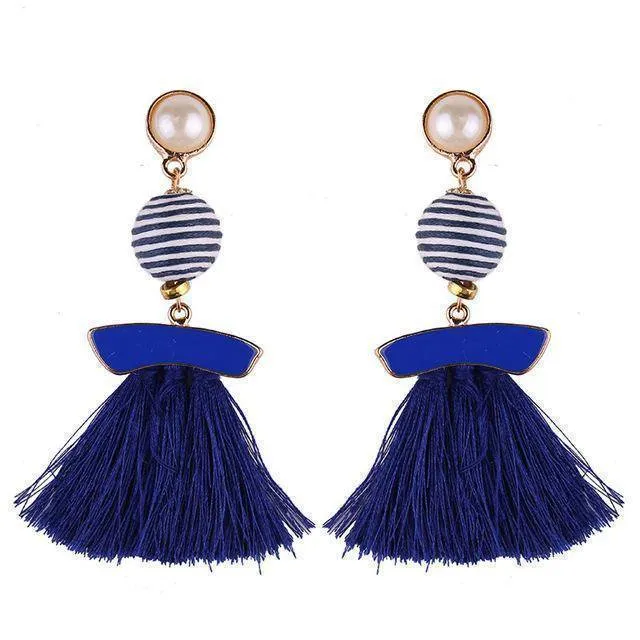 Fringed Fashion Tassel Earrings