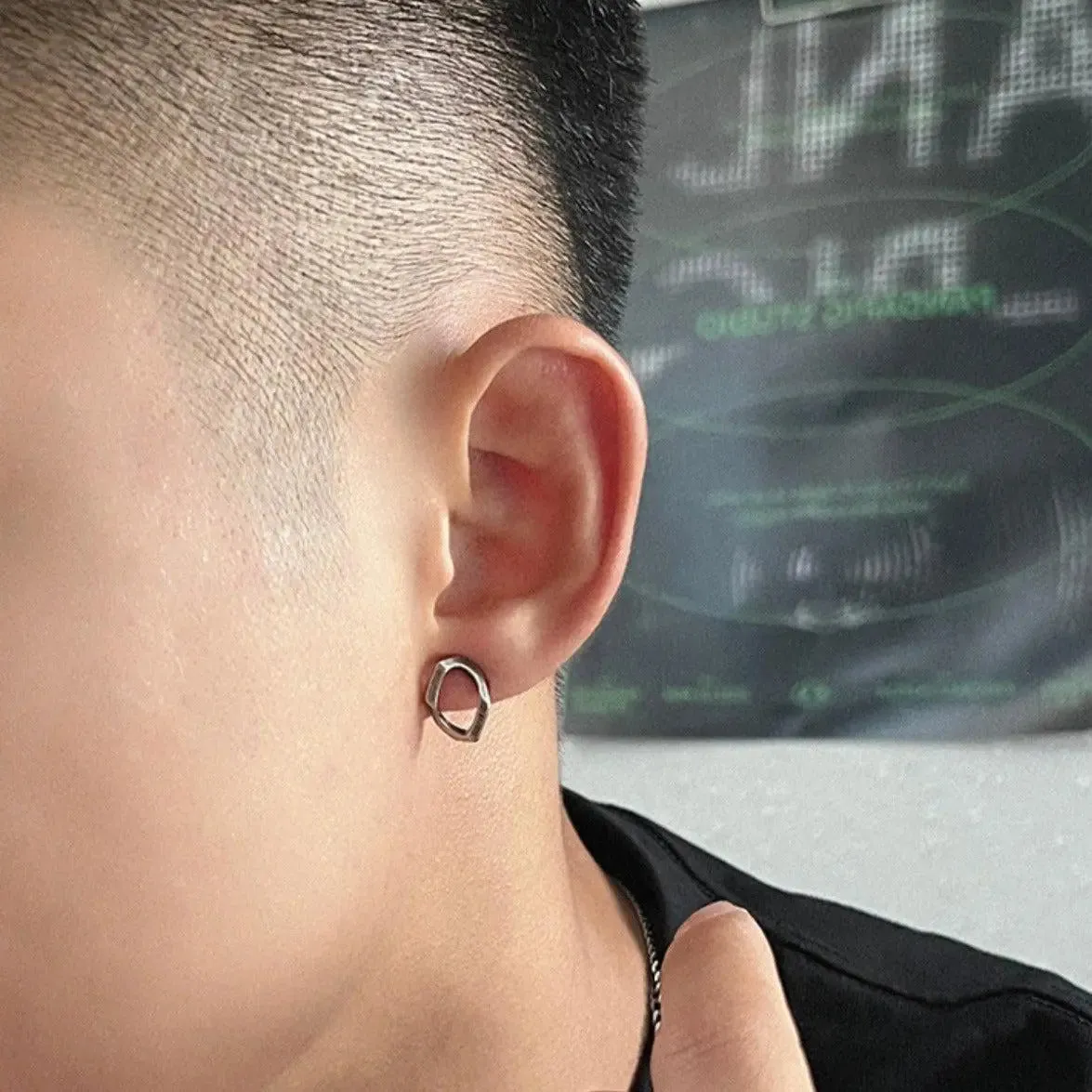 Geometric Stud Earrings