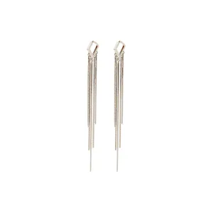 Hide And Seek Long Gold Earrings