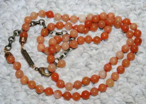 Jan Michaels Semiprecious Mala Bead Necklace