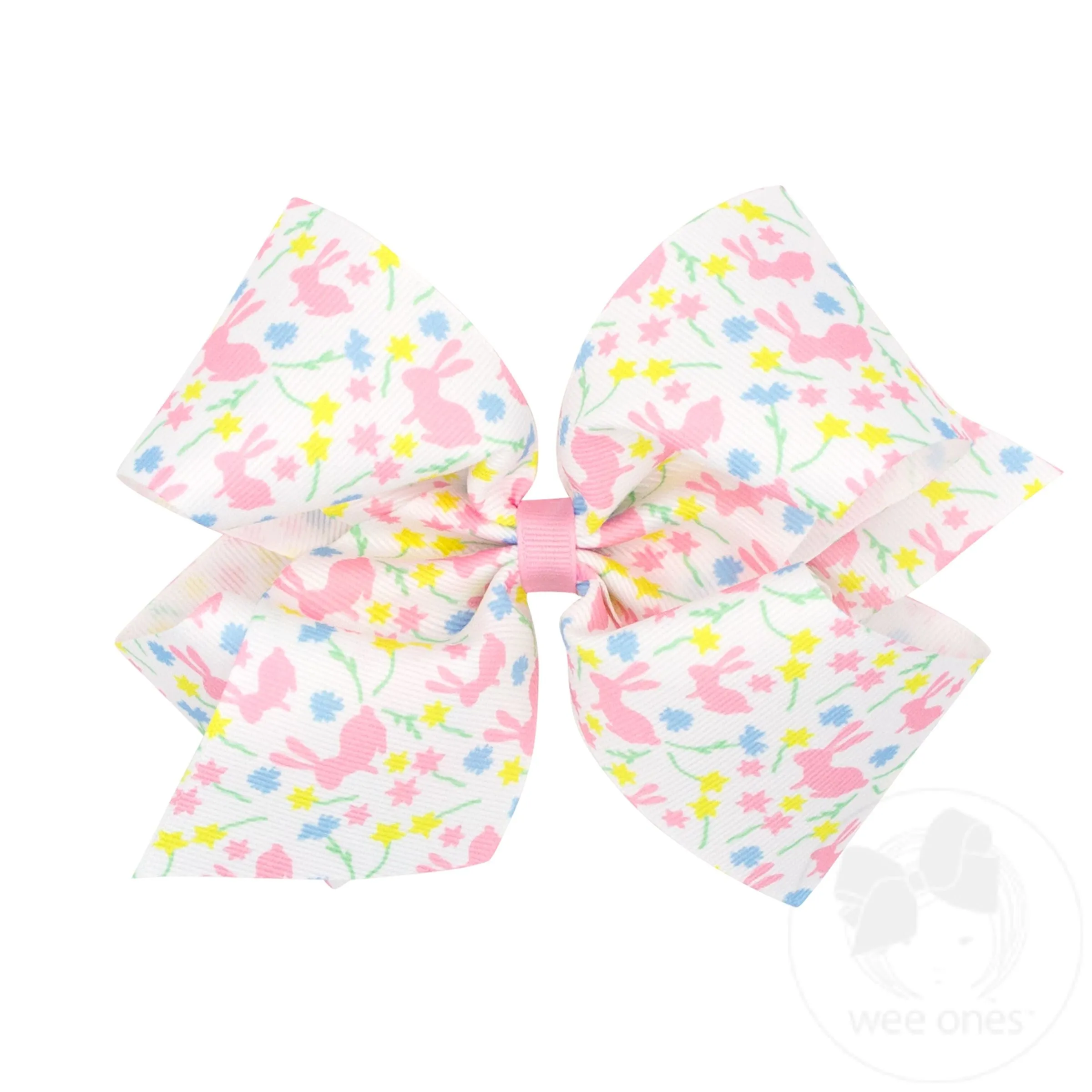 King Grosgrain Easter-themed Print Girls Hair Bow