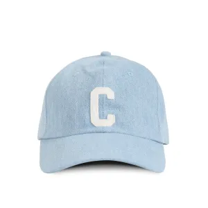 Letter C Baseball Hat Denim