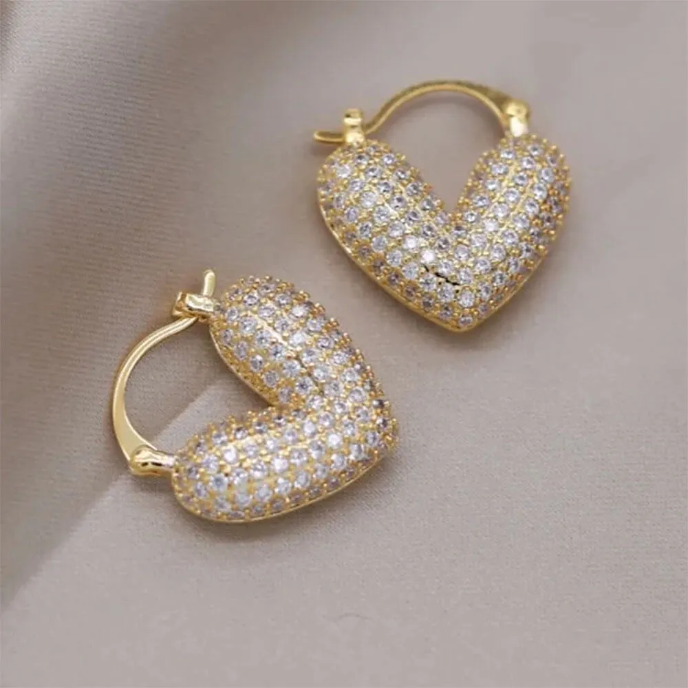 Love Me Tender Rhinestone Earrings