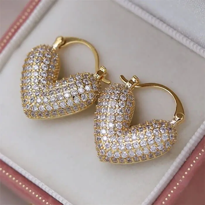 Love Me Tender Rhinestone Earrings