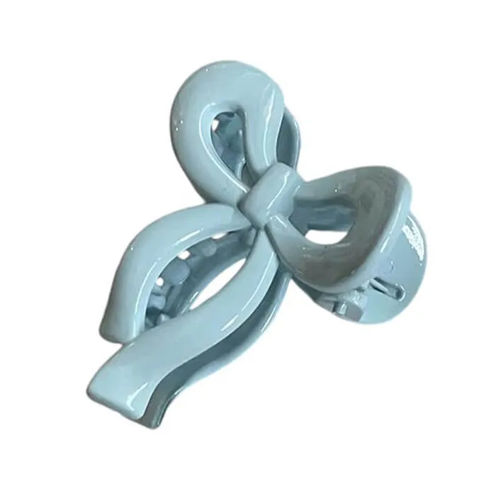 Mini Bow Hair Claw Clip