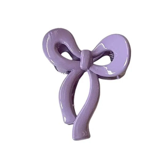 Mini Bow Hair Claw Clip