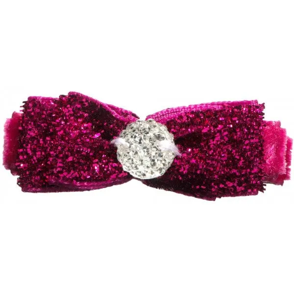 No Slippy Hair Clippy Bonnie Glitter Bow Beauty