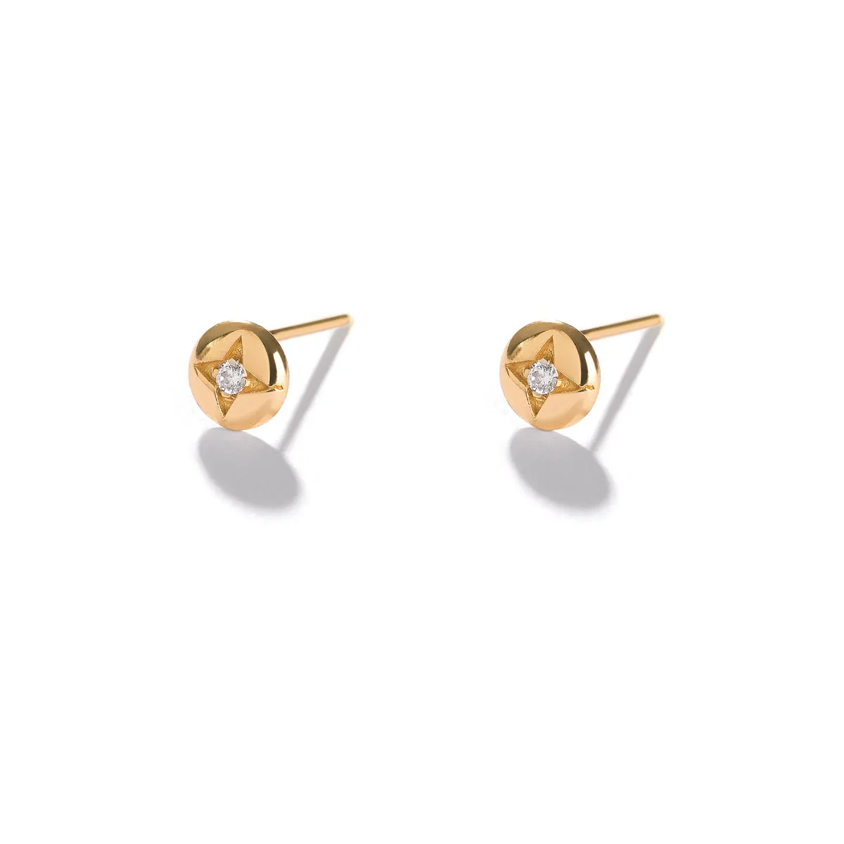 North Star Stud Earrings