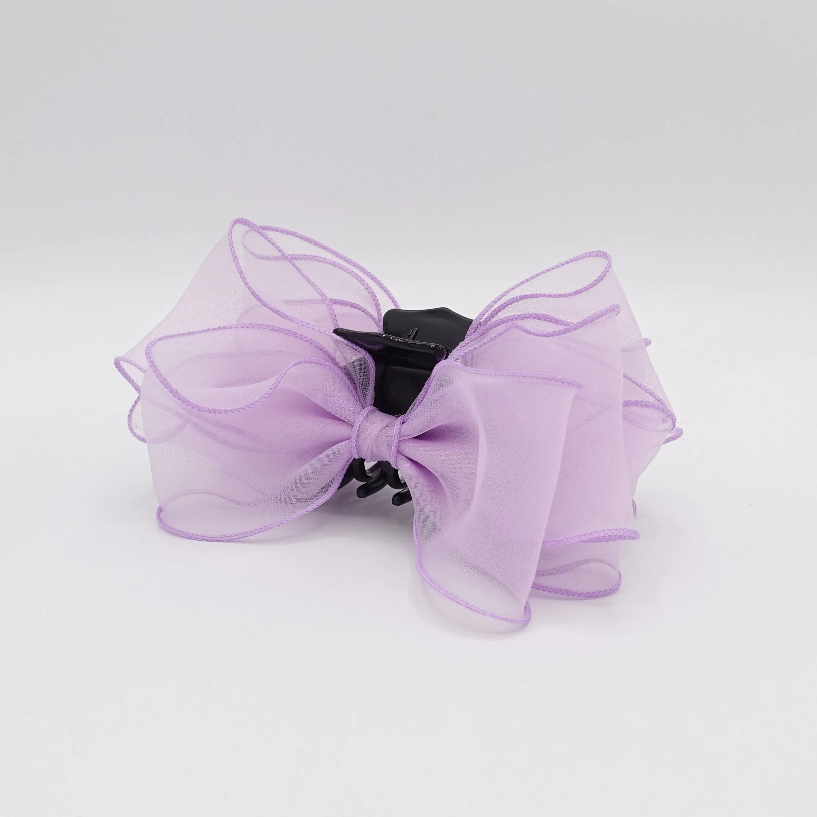 organza bow hair claw Spring Summer hair accessory for women