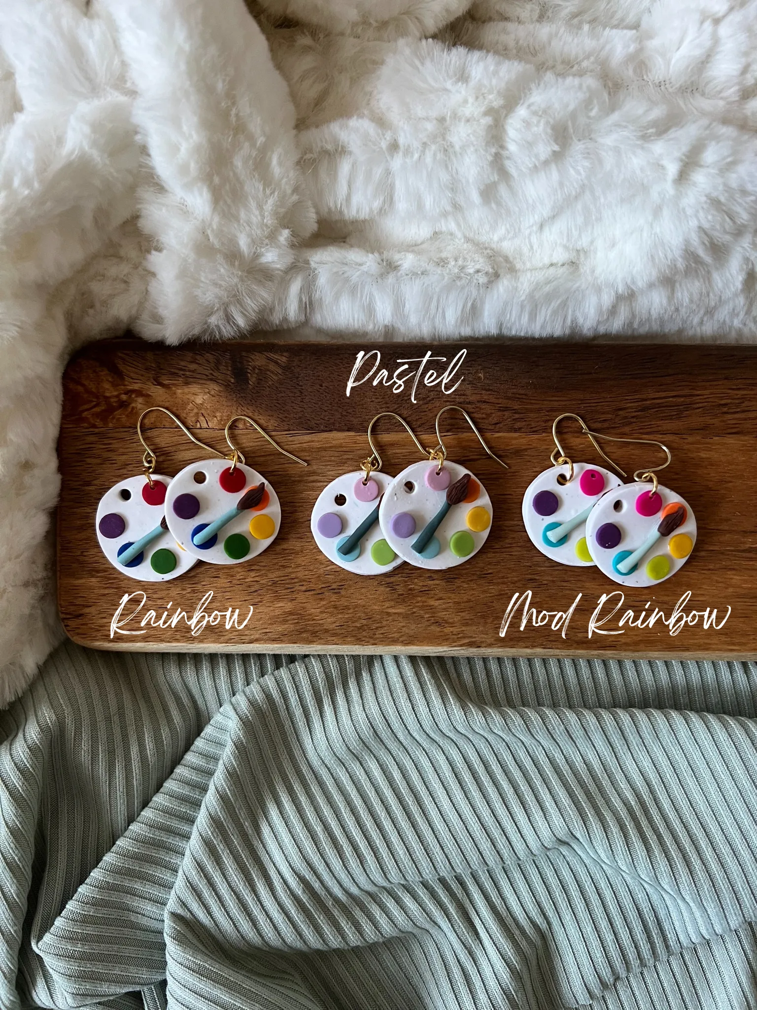 Pablo’s Paint Palette Earrings