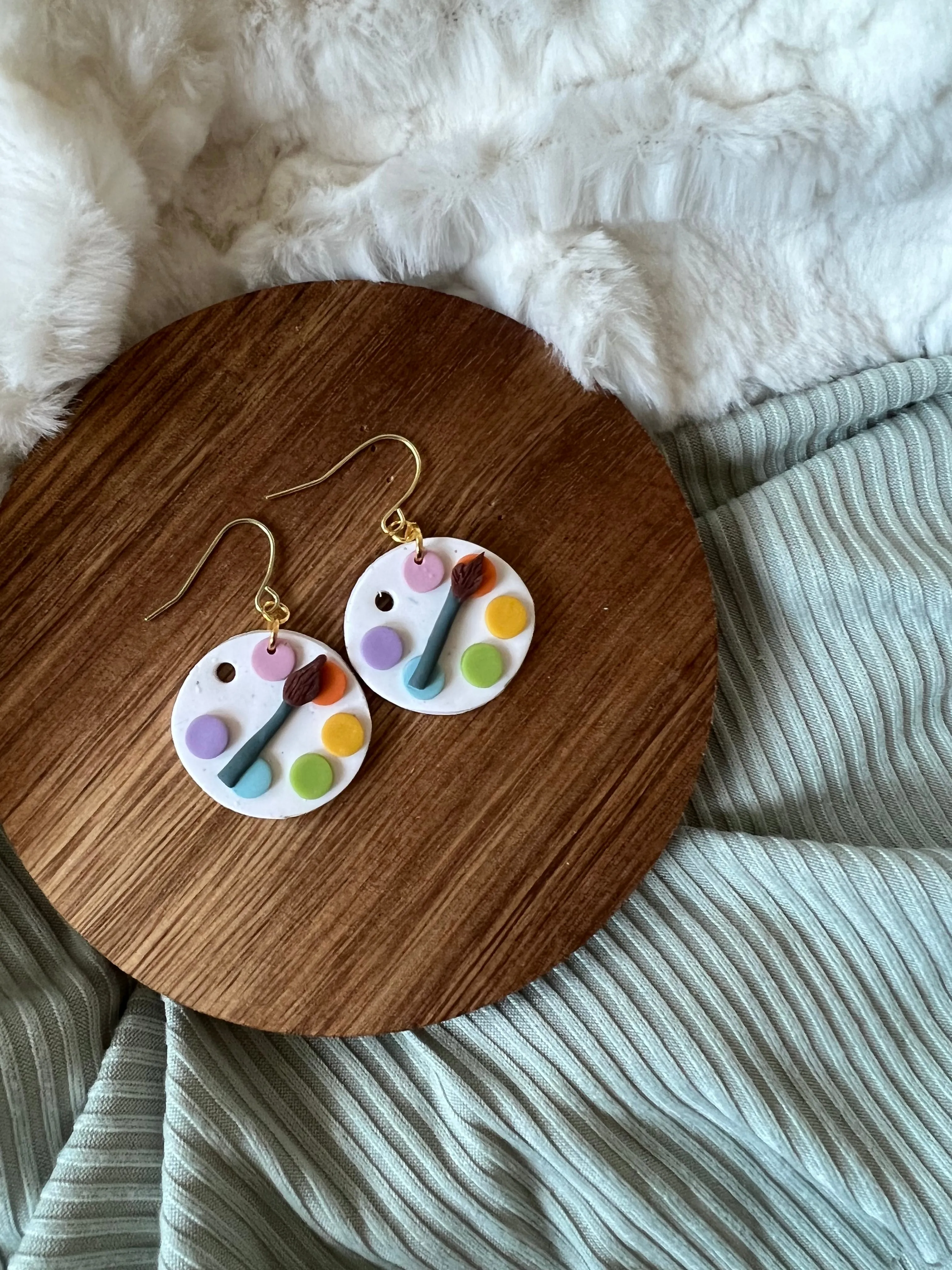 Pablo’s Paint Palette Earrings