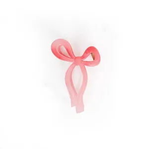 Pink Bow Hair Clip