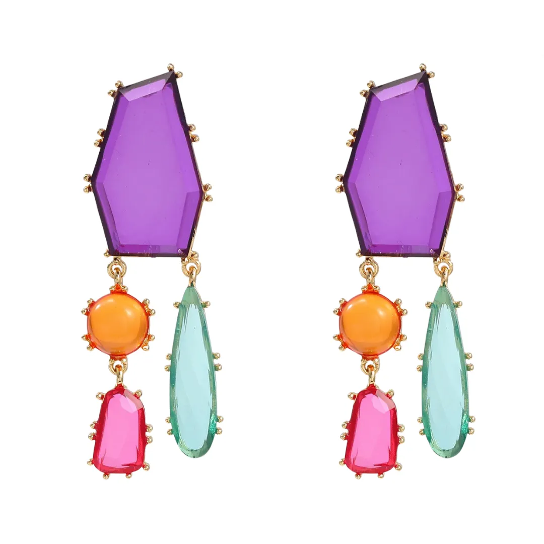 Pre Order:  Bohemian Geometric Exaggerated Earrings