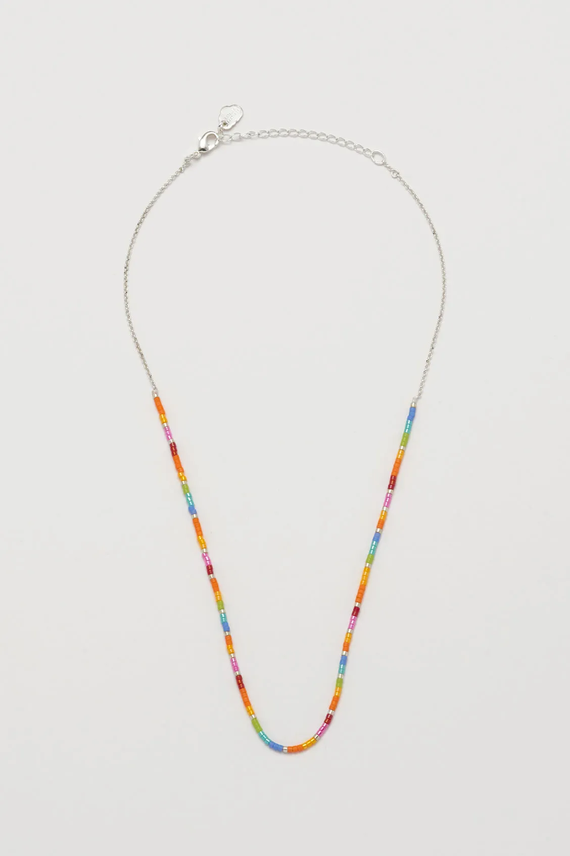 Rainbow Beaded Necklace