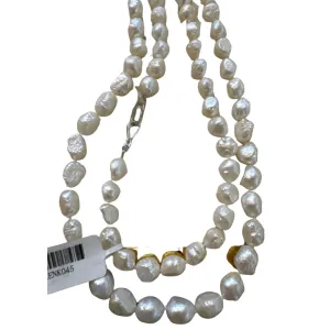 Rose Bud White Pearl Strand