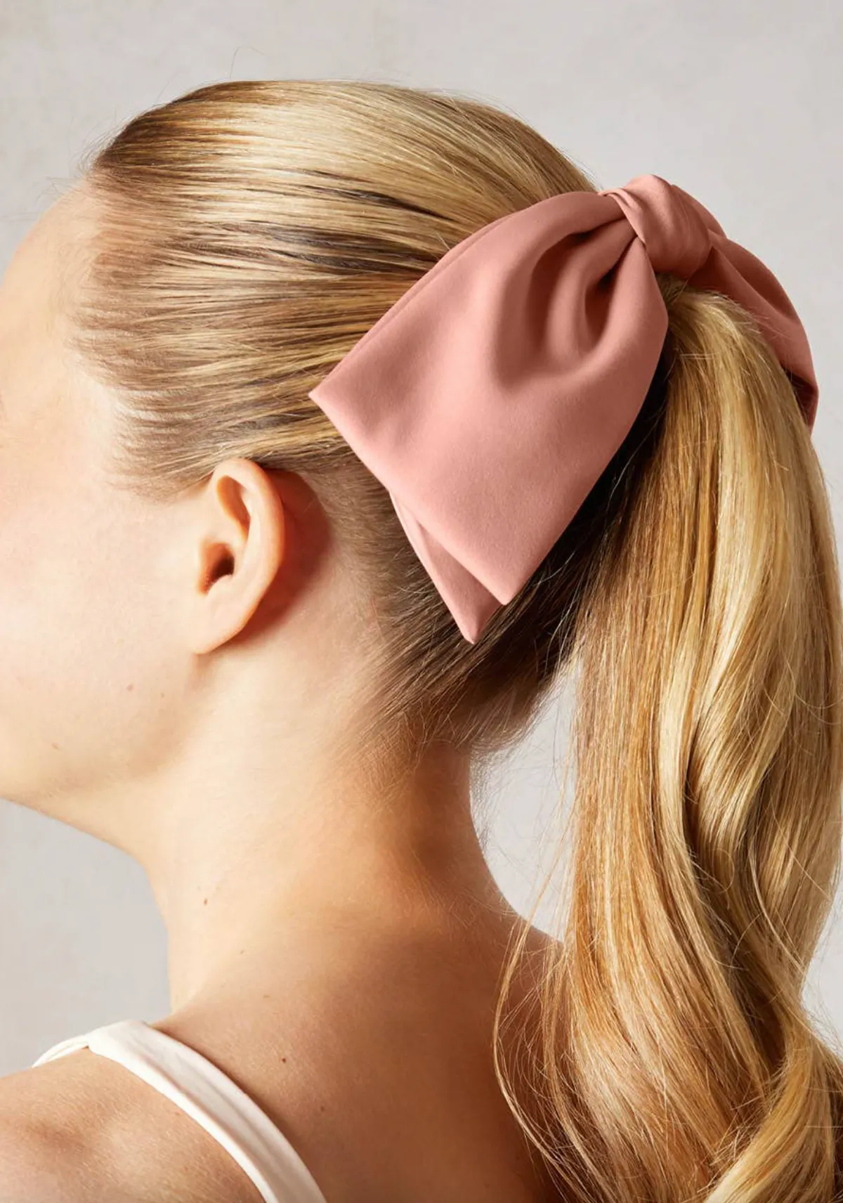 Rosewood Blush Bow Hair Clip