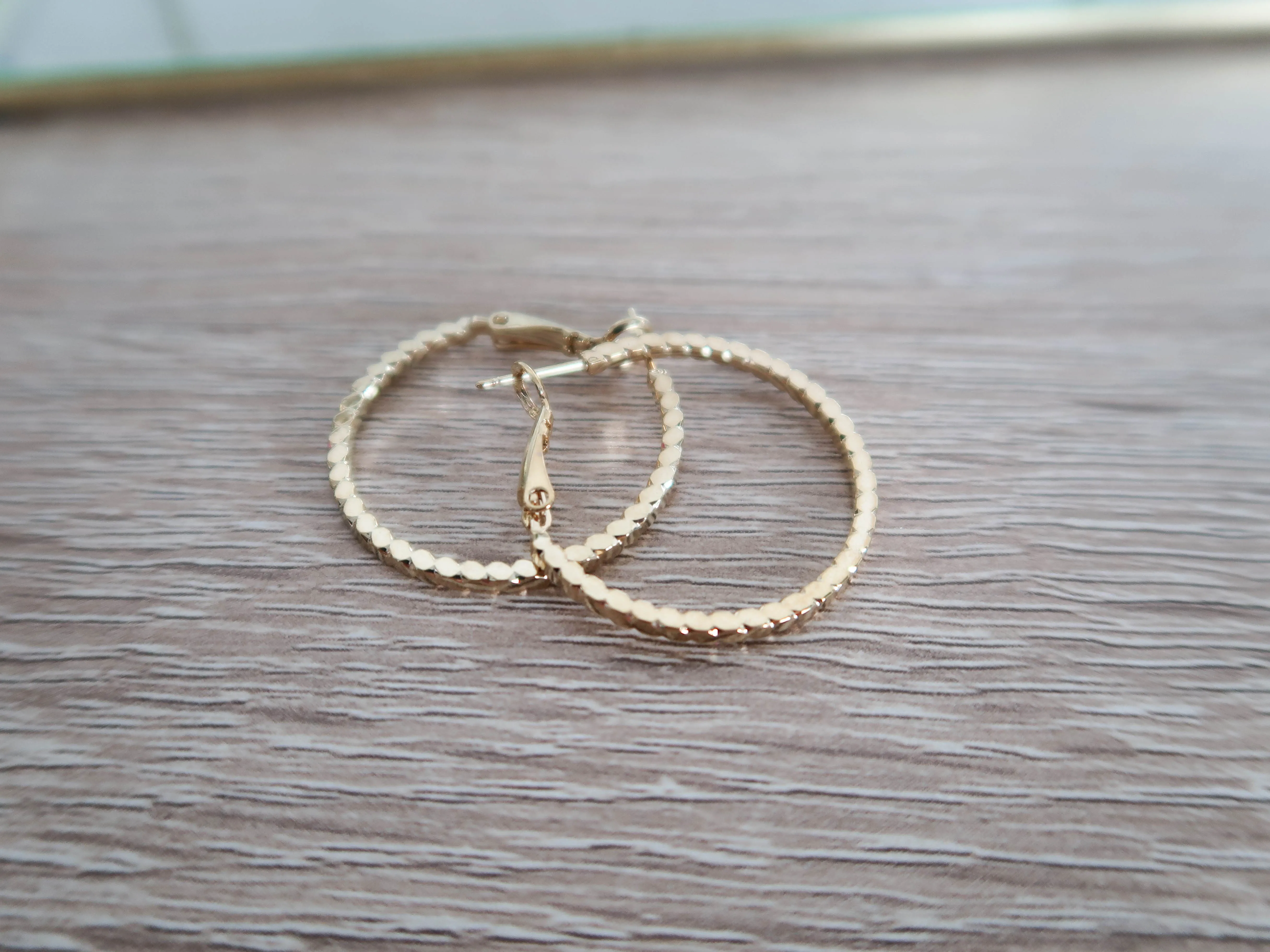 Simple Gold/Silver Ring Earrings