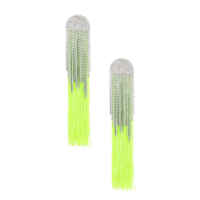 Tassel Long Fringe Glam Earrings for Women