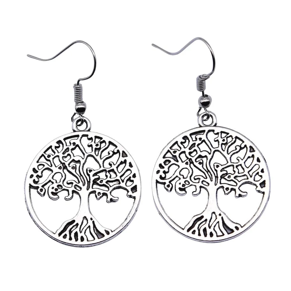 Tree Of Life Pendant Earrings