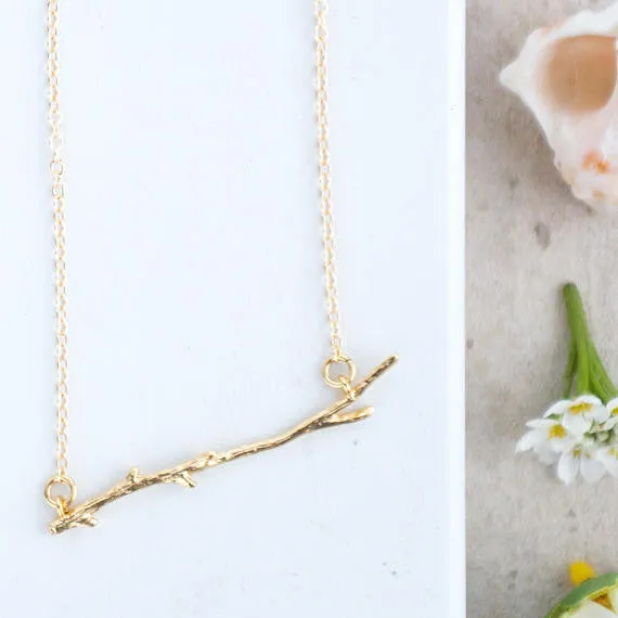 Twig Layering Necklace