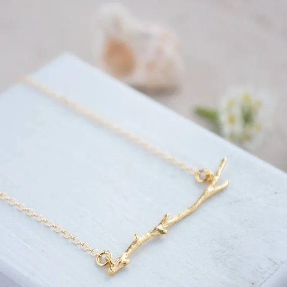 Twig Layering Necklace