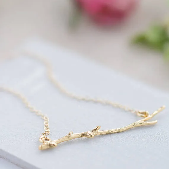 Twig Layering Necklace